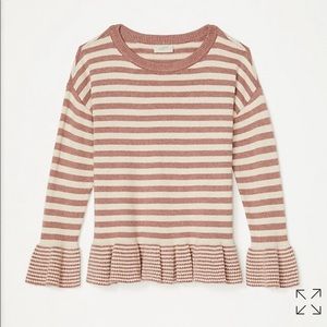 Loft Striped Sweater NWT!